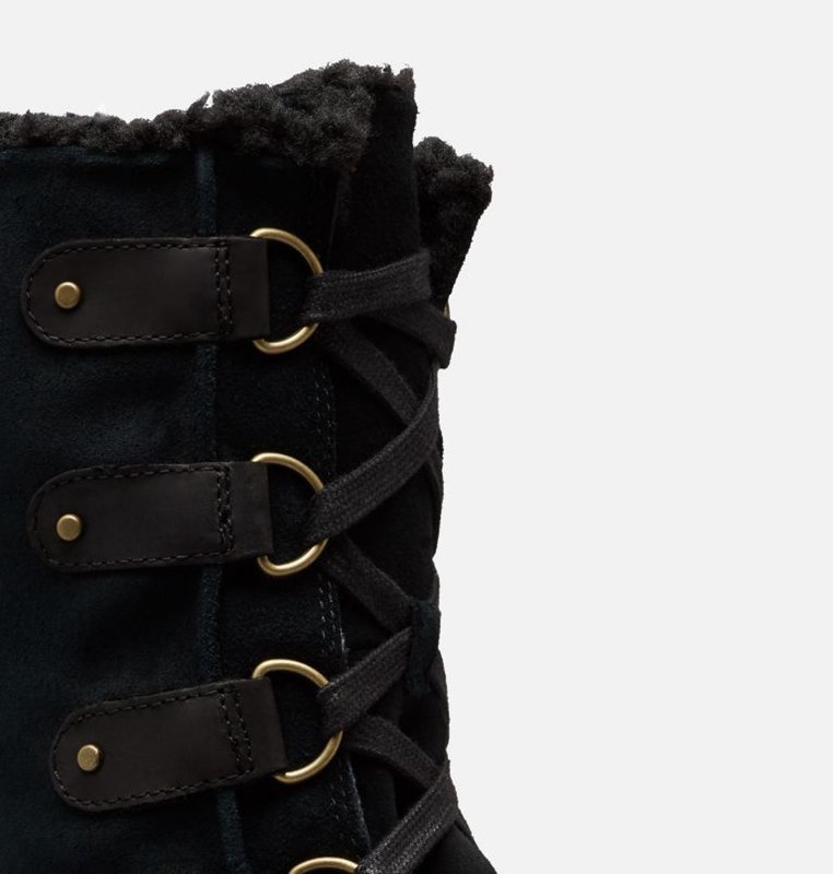 Sorel Dam Snörstövlar Svarta - Emelie™ Låga - XPV-065419